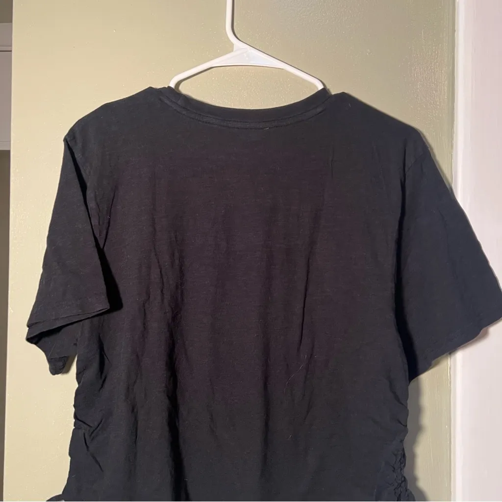 Universal Thread T-Shirt Black Cinched Sides Crewneck XL - Image 7