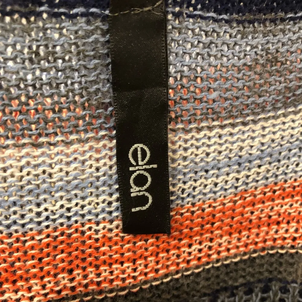 Elan hooded long open cardigan tribal Aztec print - Image 3