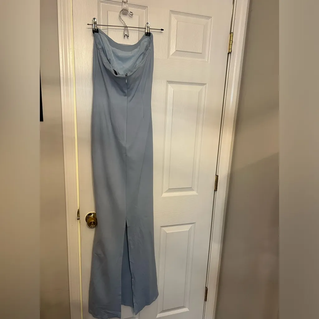 NEW Michael Costello x REVOVLE Briggs Gown in Baby Blue - Image 6