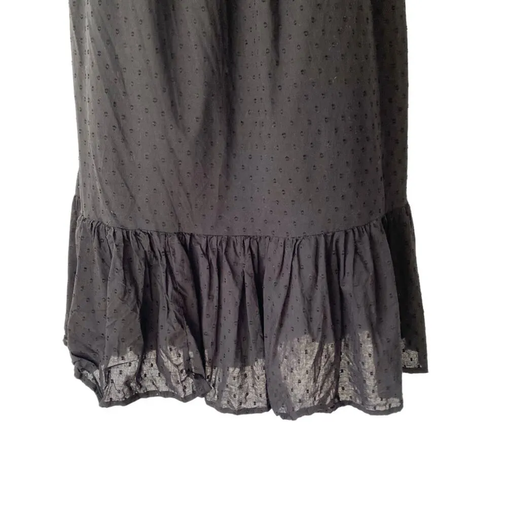 Emerson Fry India Collection Black Swiss Dot Sundress Maxi size XS/Small - Image 8