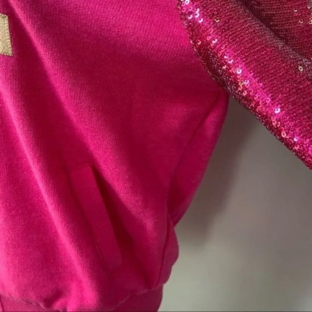 Victoria's Secret Sequin Sleeve Varsity Jacket - Image 8