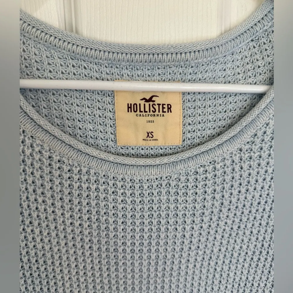 Light Blue Hollister Knit Sweater Size XS - Image 2