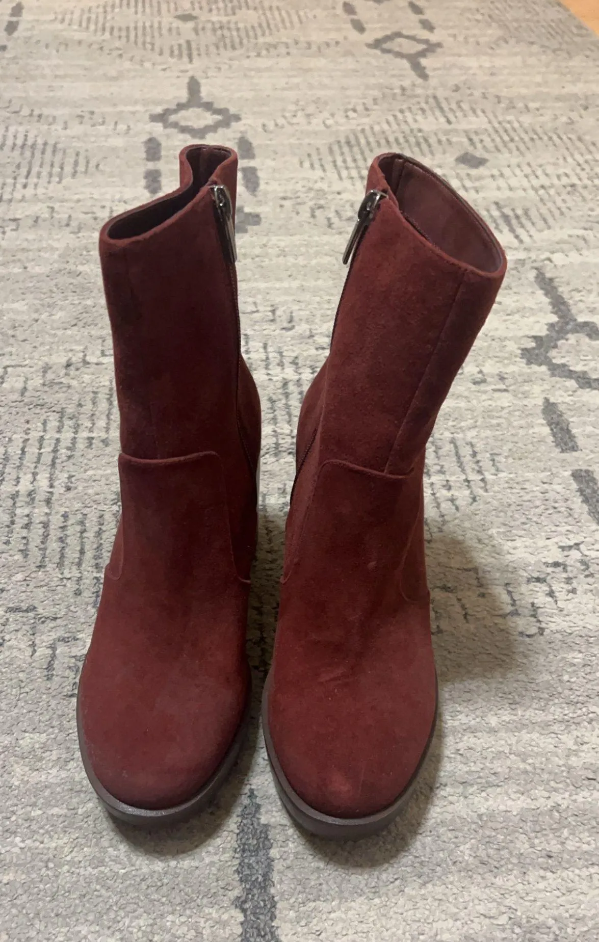 Suede Booties - Image 3