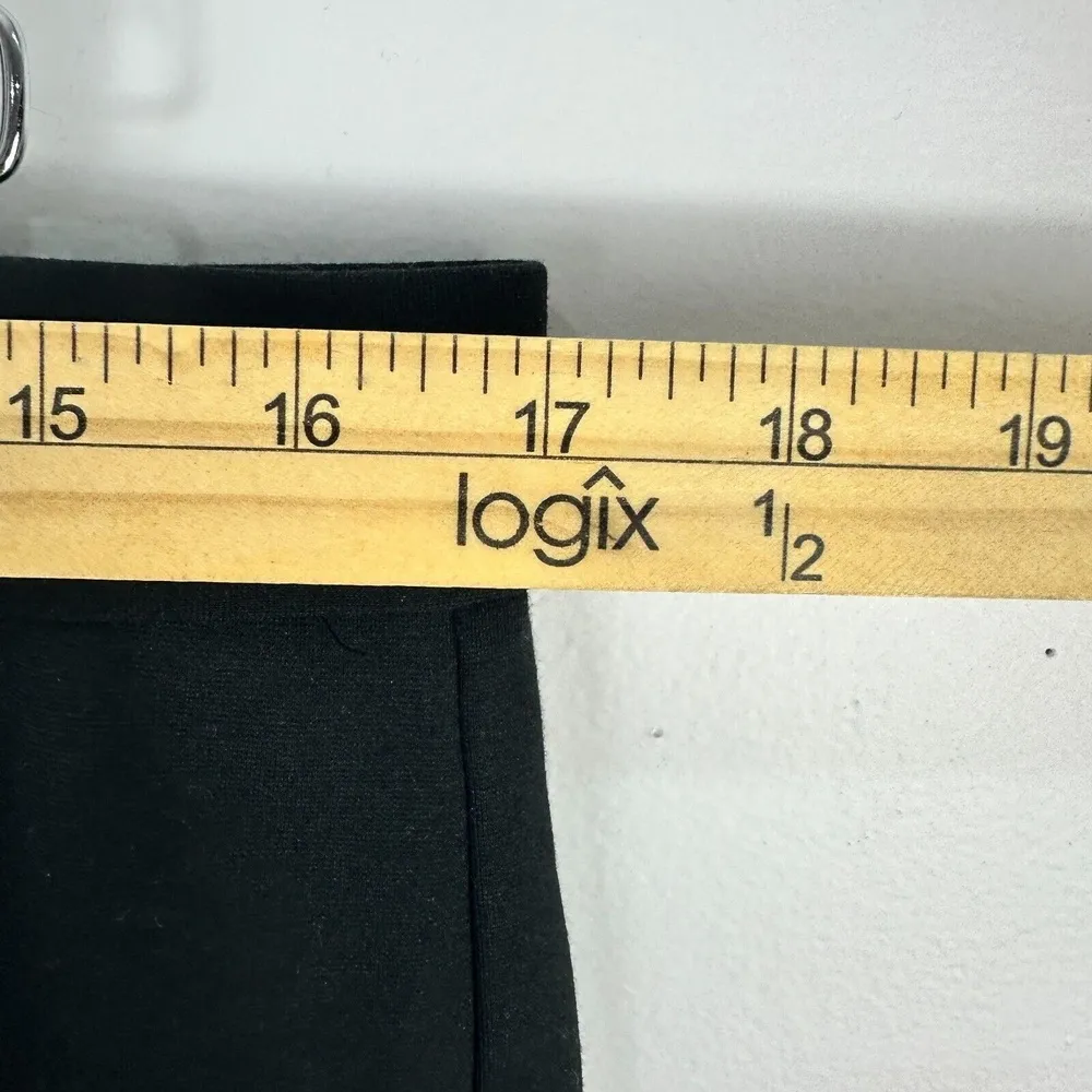 Nordstrom Rack Pants Women L Black Slim Workwear Minimalist Capsule Quiet Luxury Size L - Image 5