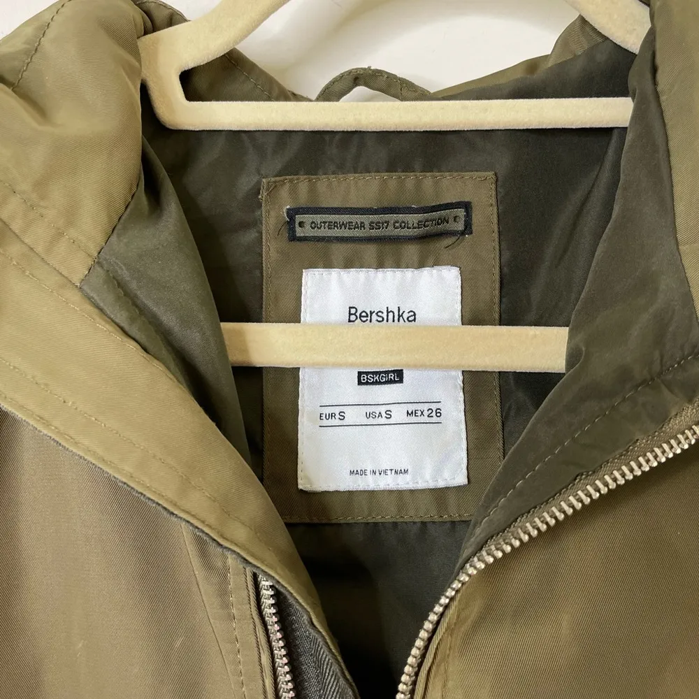Bershka  Olive Green Jacket Small - Image 2
