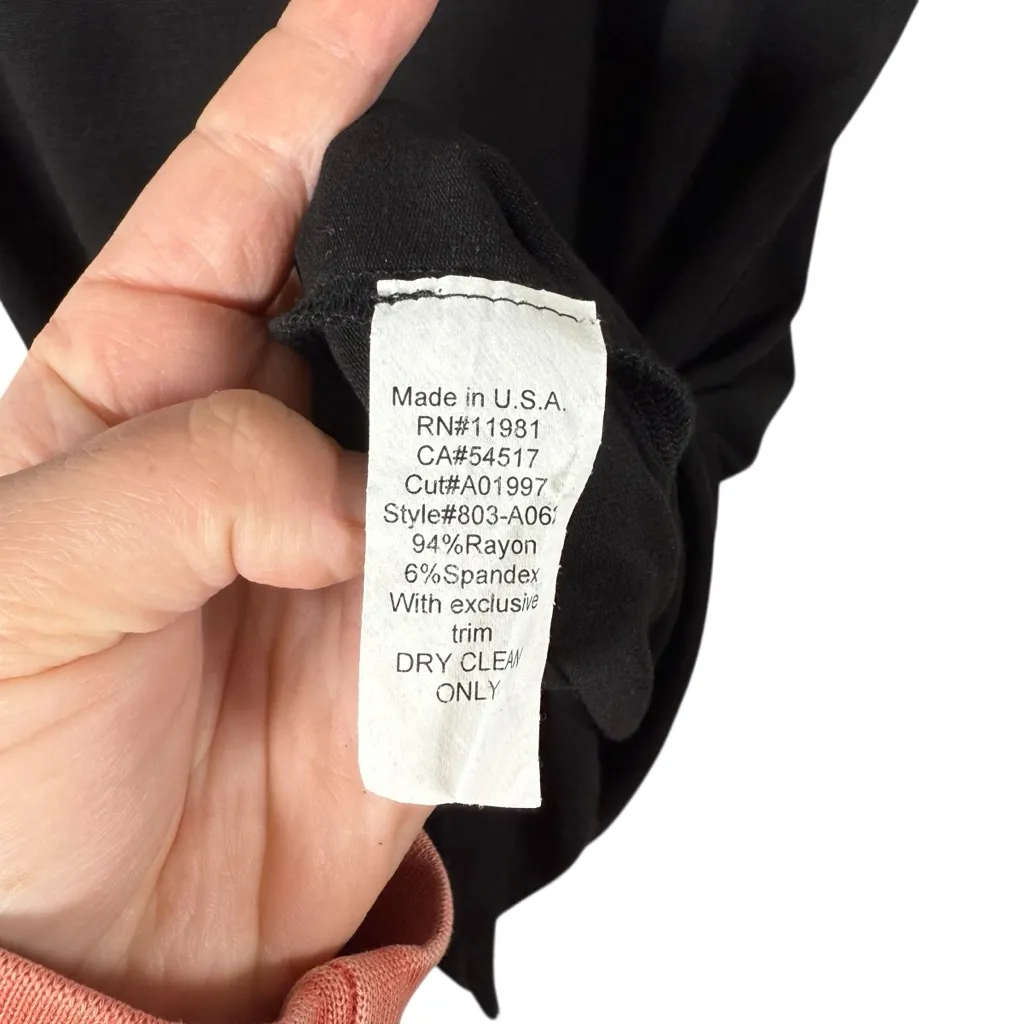 Bailey44 Women’s Classic Raw Hem Scoop Neck Tank Top Black XS - Image 2