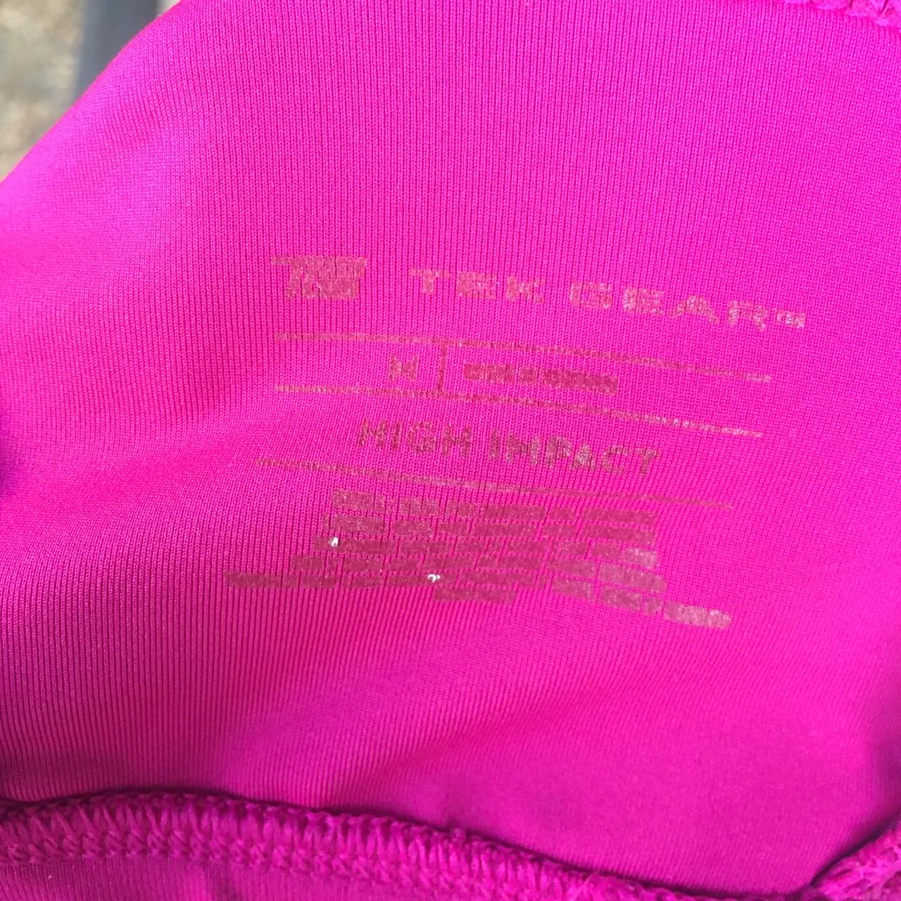 Fuschia High Impact Sports Bra - Image 4