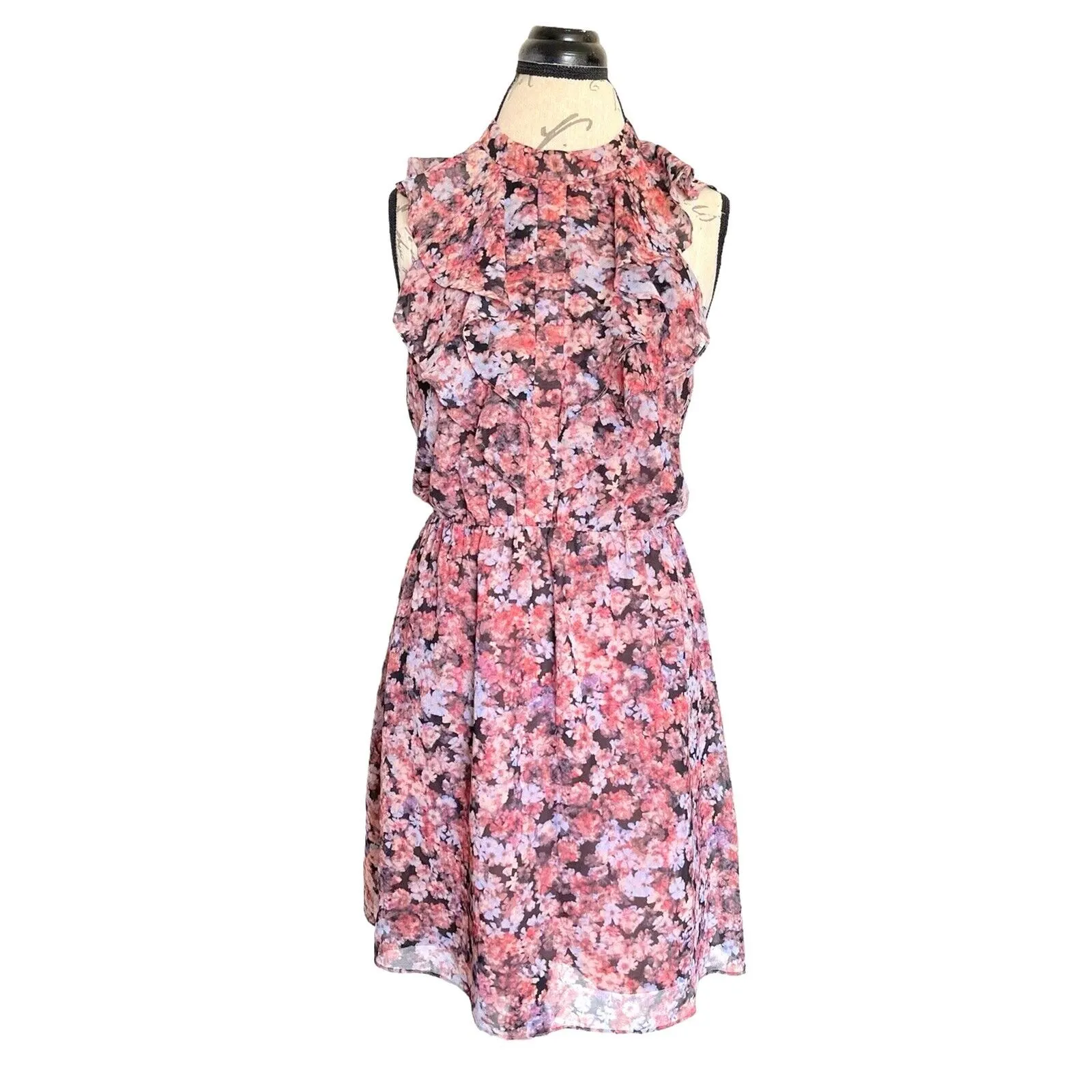 BCBGeneration Womens Dress Sz Medium Floral Y2k Garden Bohemian Boho Cottagecore - Image 2