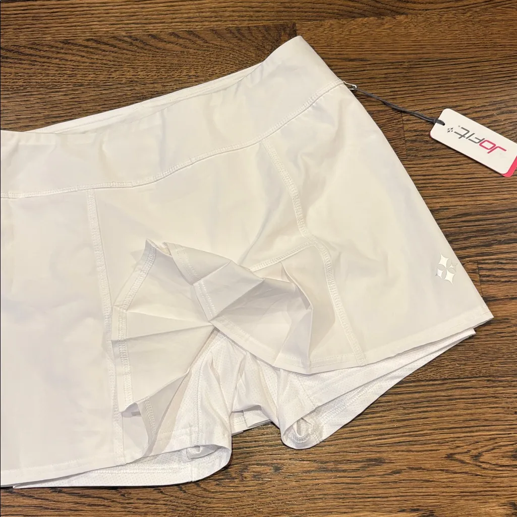 Jofit NWT Ritz Carlton Go ladies White Pleated Tennis Skort, small - Image 2