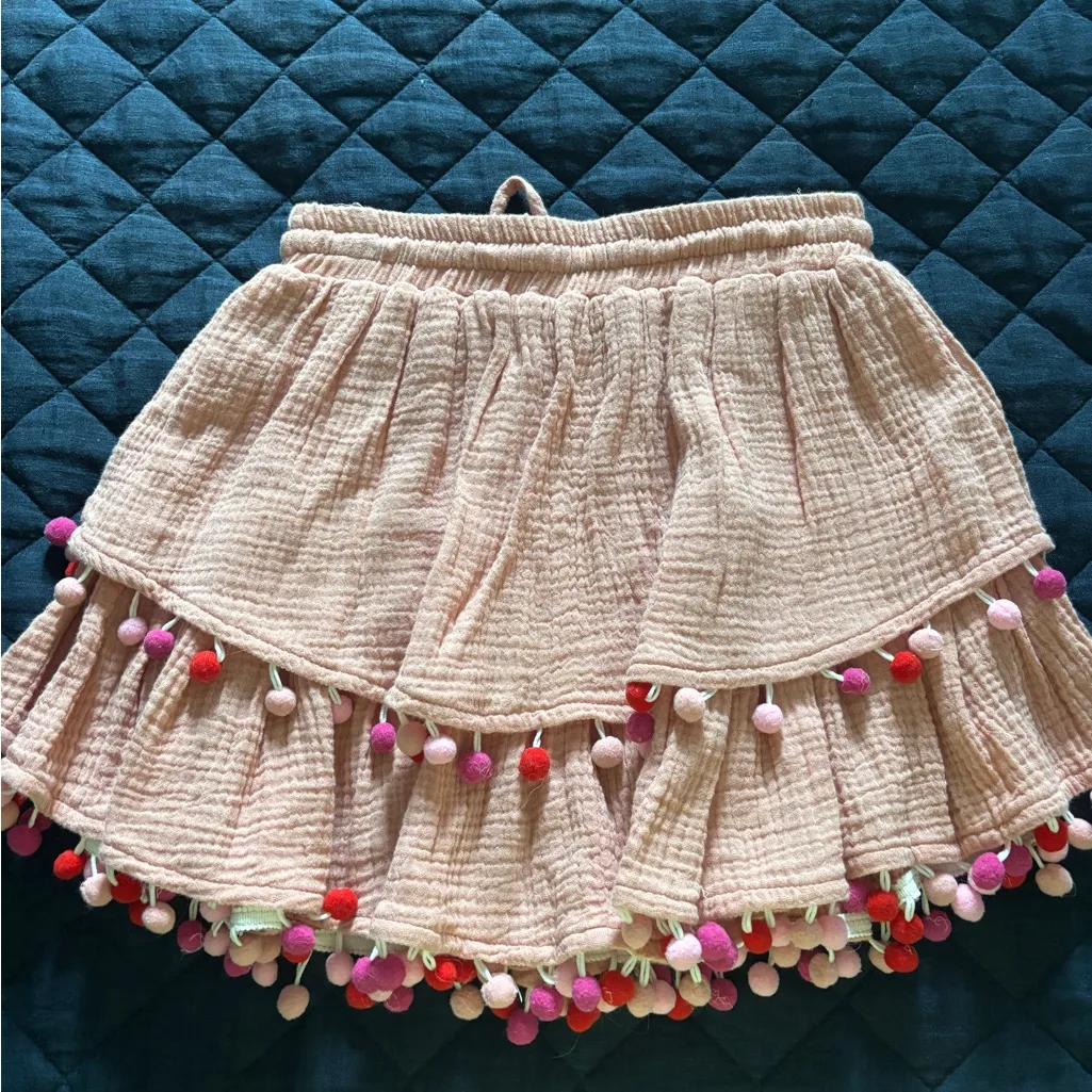 MAJORELLE Pink Skirt with Pom-Poms - Image 4