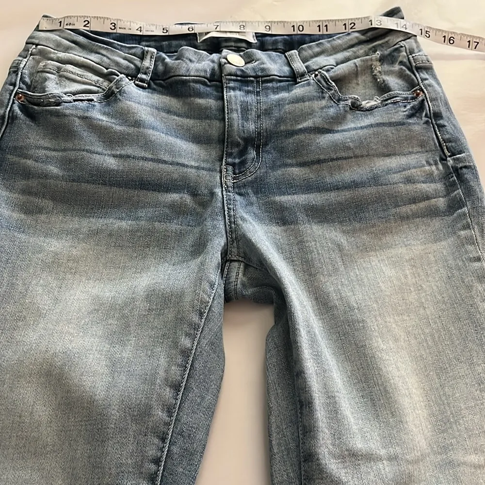 BKE Victoria Universal Fit Mid Rise Ankle Skinny Size 28 - Image 4