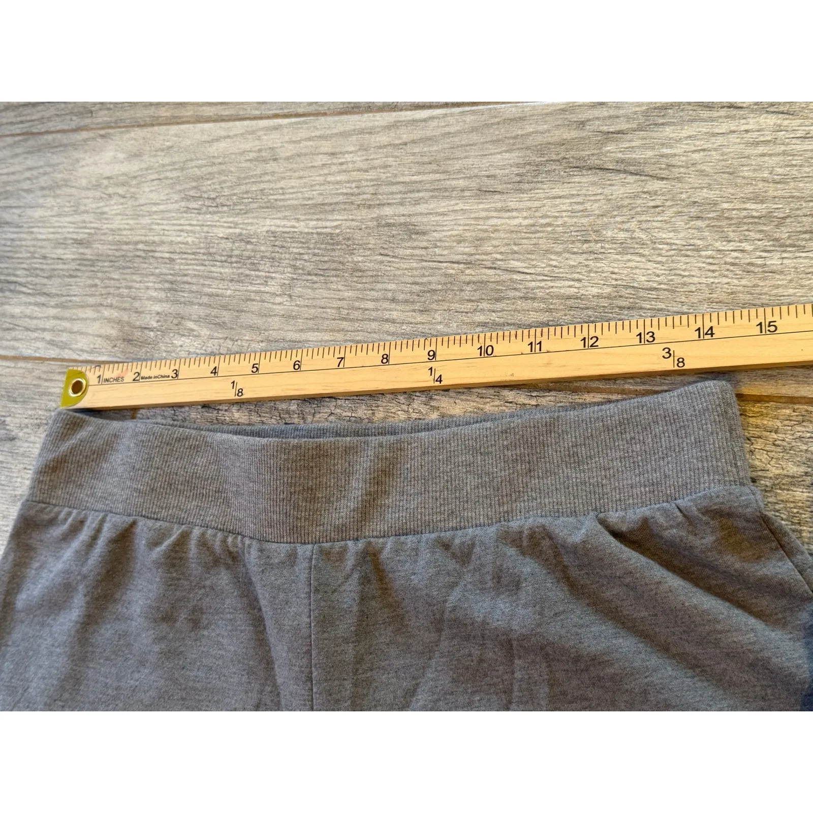 Pajamagram Pajama Set 2 pc Top Bottom Hoodie Sweatshirt LOVED Small Womens PJ Gray - Image 14