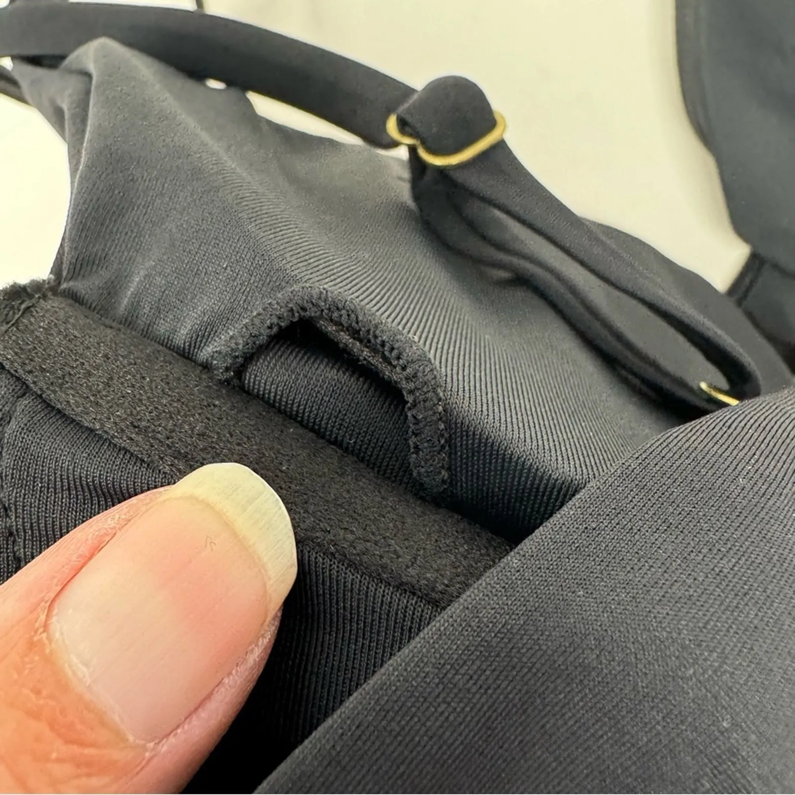 Andie Swim The Sicily Underwire Bikini Top Black Lightly Padded Size L NEW - Image 7