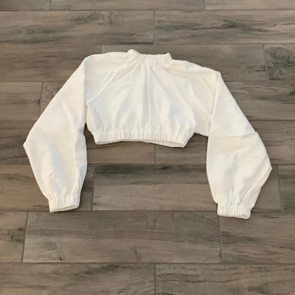 Michael Costello  X Revolve White crop sweater - Image 2