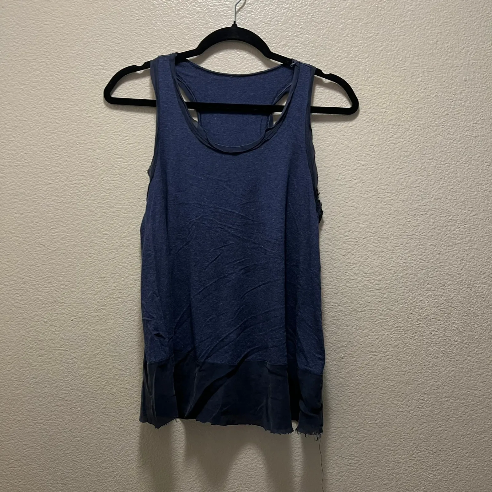 Only Hearts Helena Stuart Tank Top Navy Blue Scoop Neck Racerback Sz M - Image 2