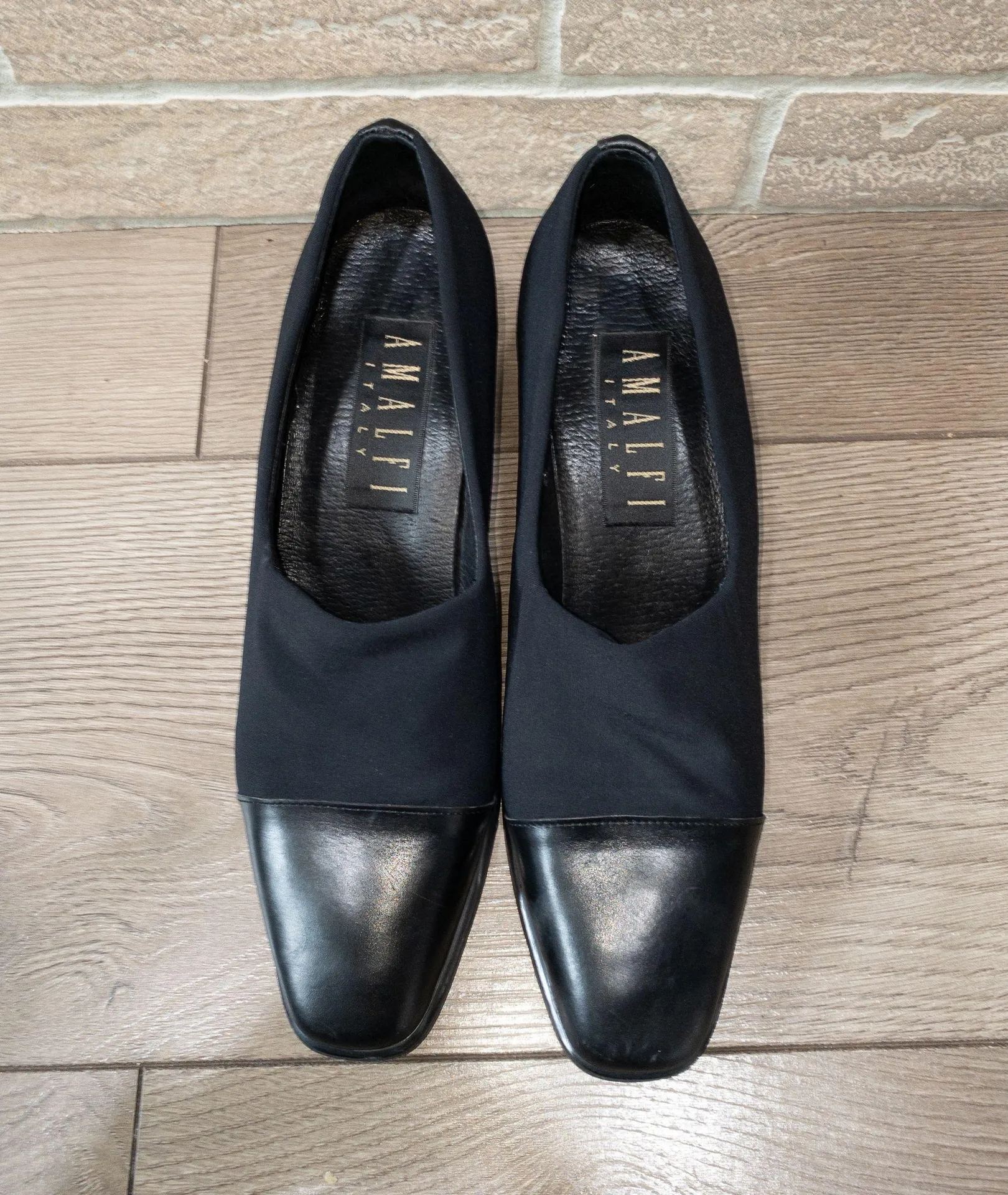 Amalfi Kitten Heels Black Size 7 - Image 3