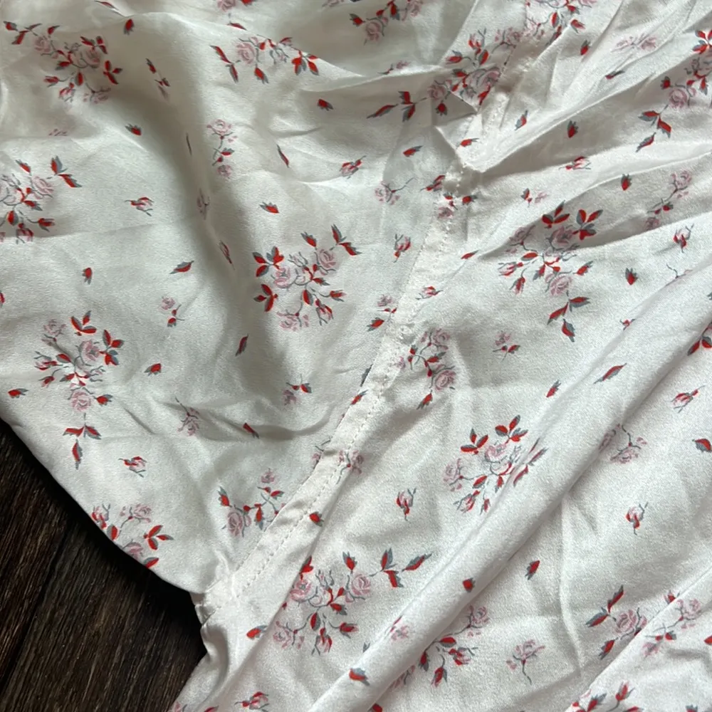 FIFI SILK BUTTON UP SHIRT SWEET ROSE - Image 3