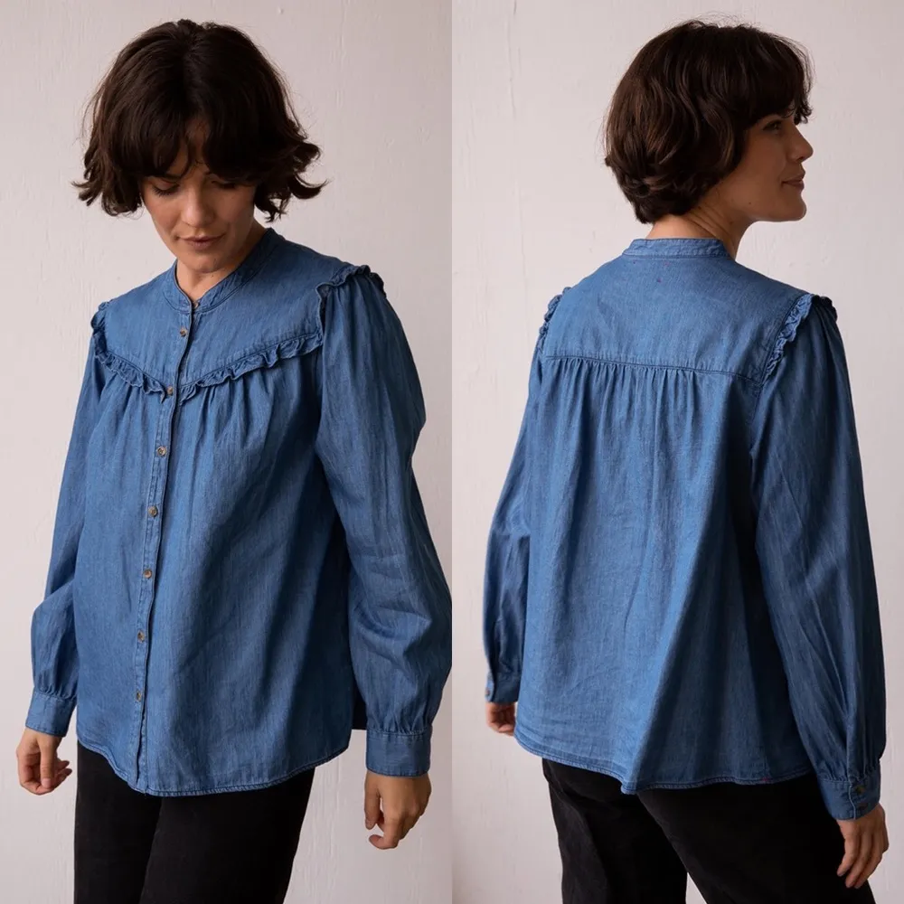 NWT XIRENA Ryann Shirt in Blue Stone Size XS - Image 2