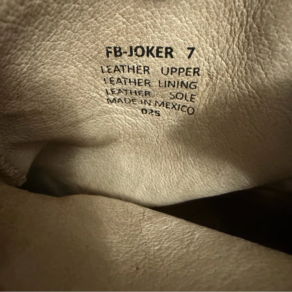 FREEBIRD Leather Ankle Booties Size 7 Strappy Distressed Boho - Image 6