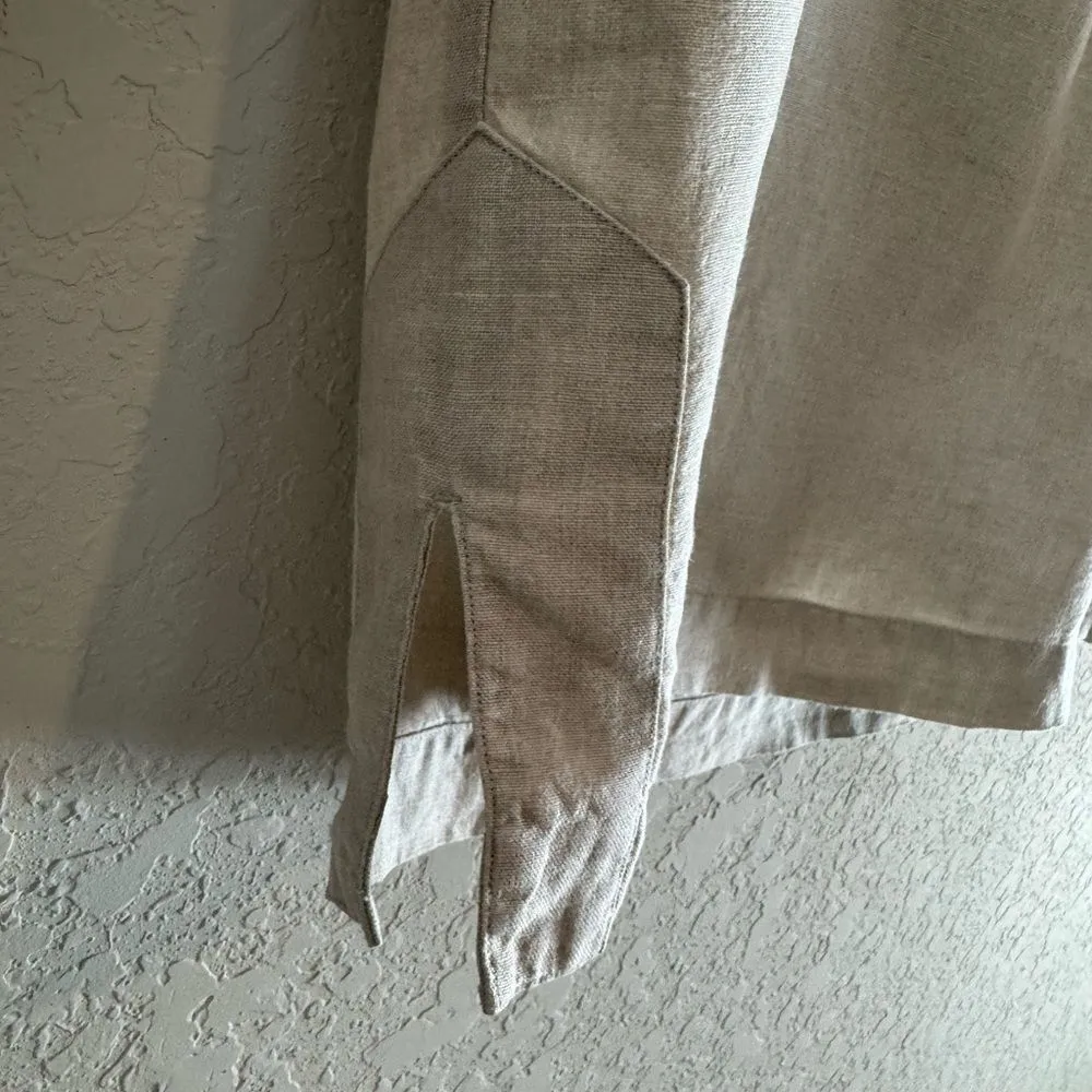 J. Crew Linen Button-Up Shirt in Tan - Image 6