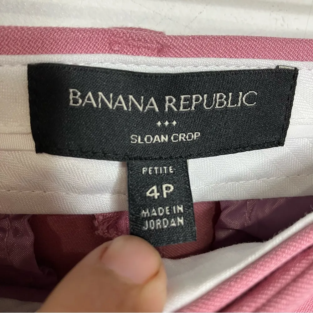 Banana Republic factory‎ Sloan Crop pants women’s size 4 petite professional new - Image 5