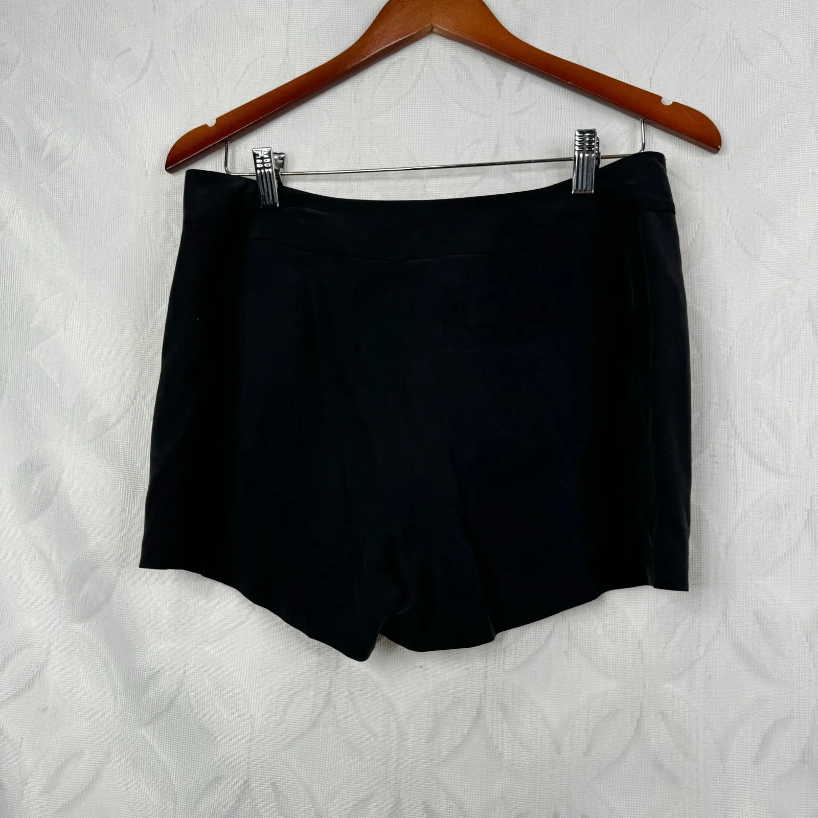 Paige 100% Silk Black Resort Wear Casual Shorts Size‎ 4 NWT $228 - Image 4