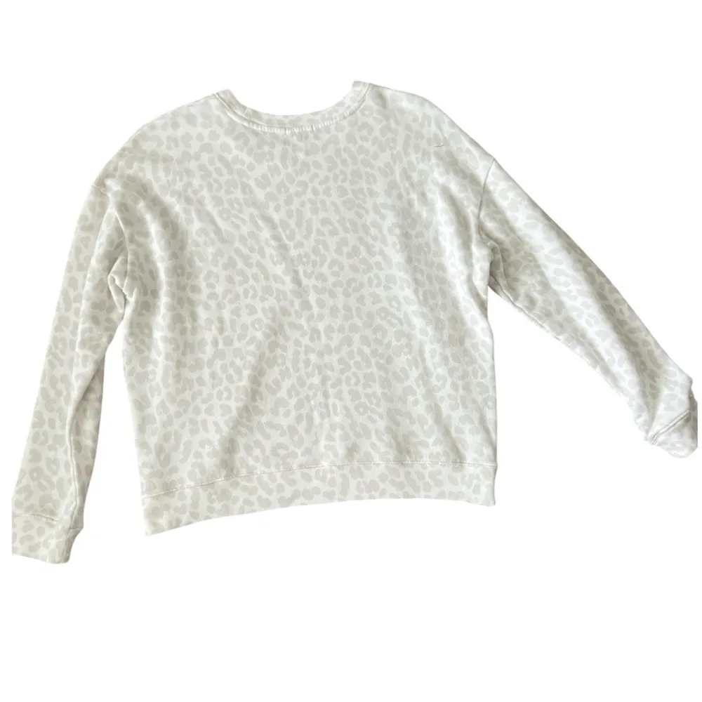 Rails Women’s Marlo Zip Side Cream Grey Sweatshirt | Medium - Image 3