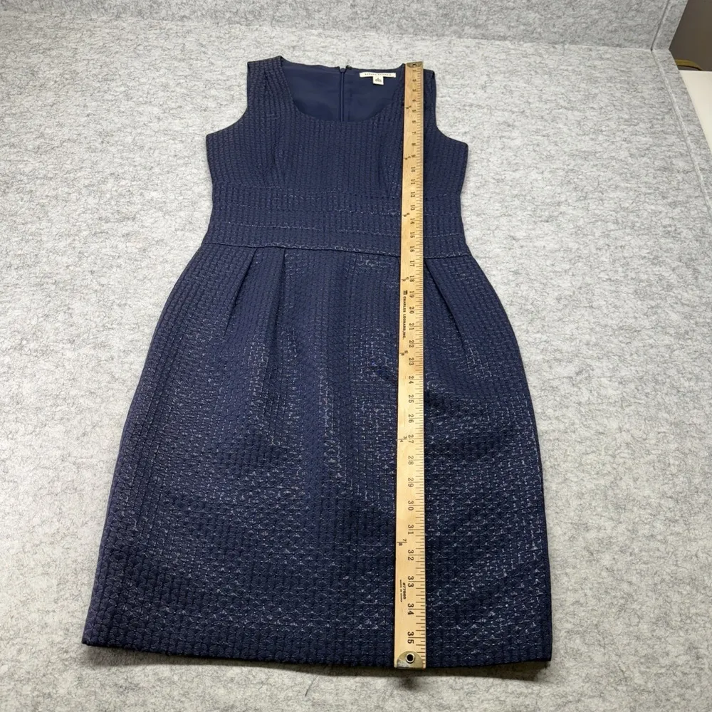 Banana Republic Dress Womens Size 2 Blue Sleeveless Cocktail Below Knee - Image 5