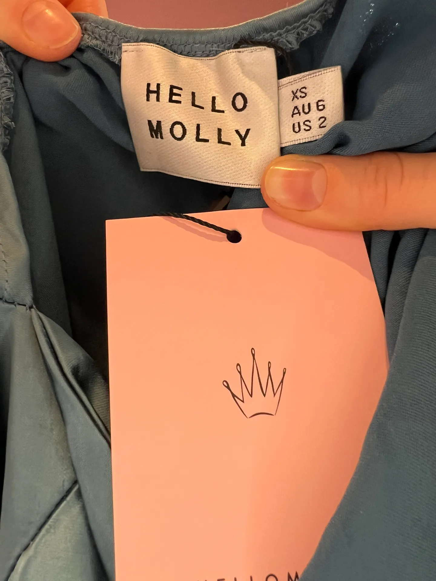 Hello Molly Blue  midi Dress - Image 4