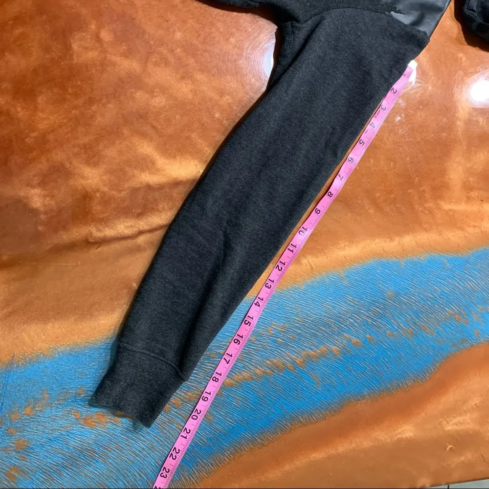 Tentree Juniper Hoodie Black Gray Tree Silhouette XS - Image 7