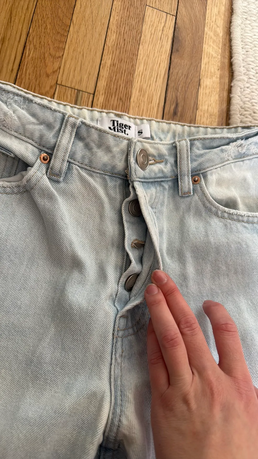 Tiger mist light wash denim jeans - Image 6