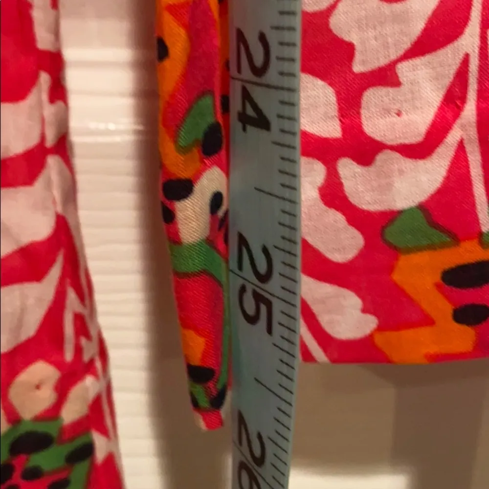 Tory Burch Abby Tunic Top Pink Wallpaper 6 NWT - Image 10