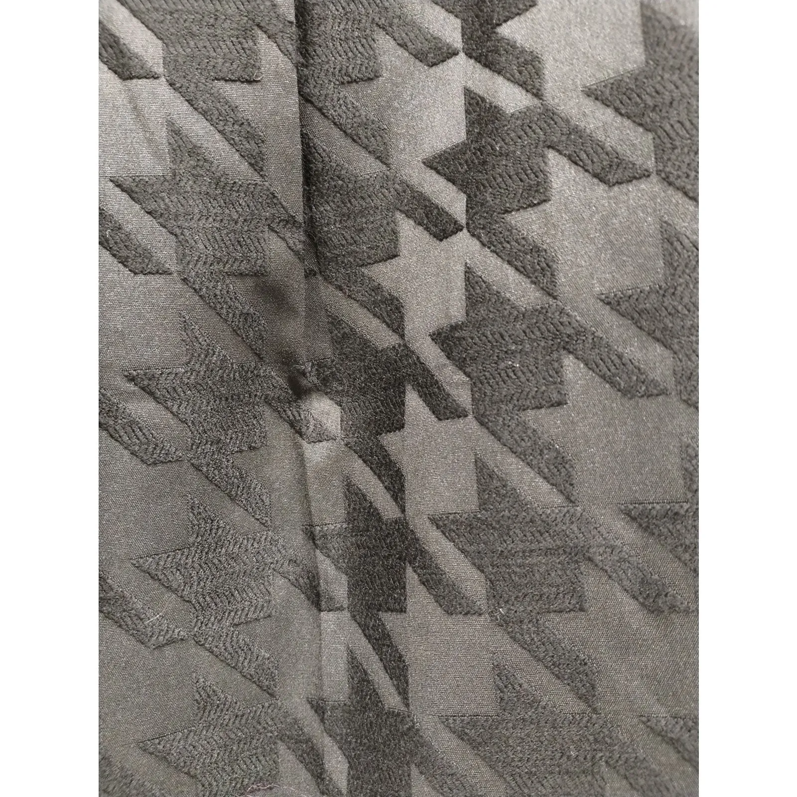 Ann Taylor NWT Size 8p Black Houndstooth Tie Waist Ankle High Rise Tapered Pants - Image 2