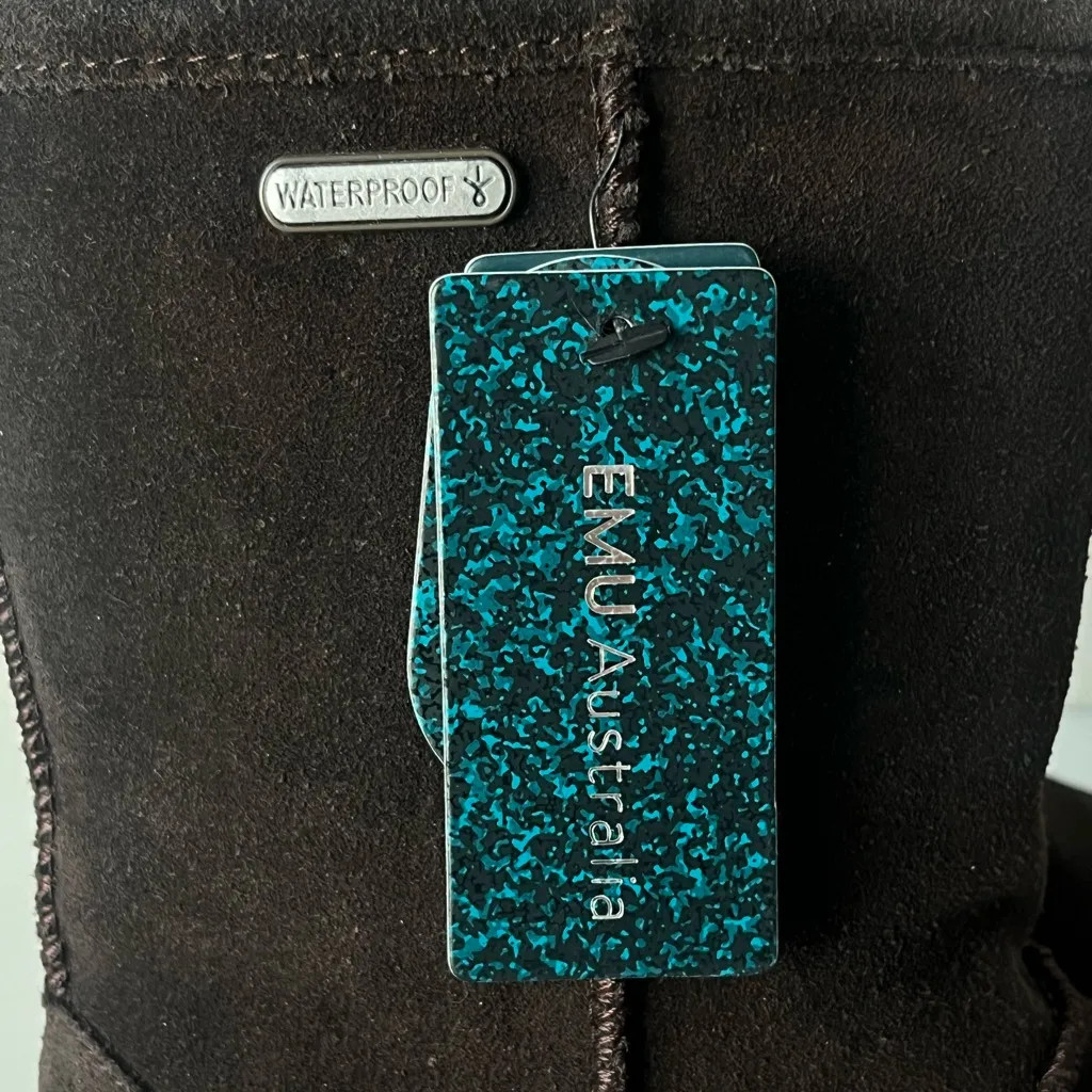 EMU Australia Paterson Lo waterproof fur lined boots NWT 6 Brown - Image 8