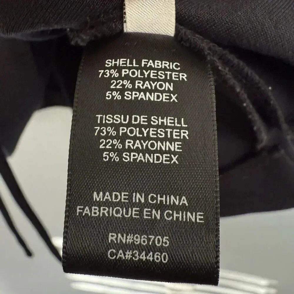 $265 Rebecca Taylor Tunic Top Blouse Scuba Like Drawstring Black Size XS - Image 8