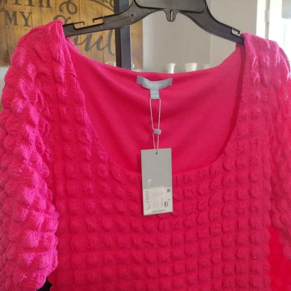 NEW  pink bubble smocked body con dress - Image 3