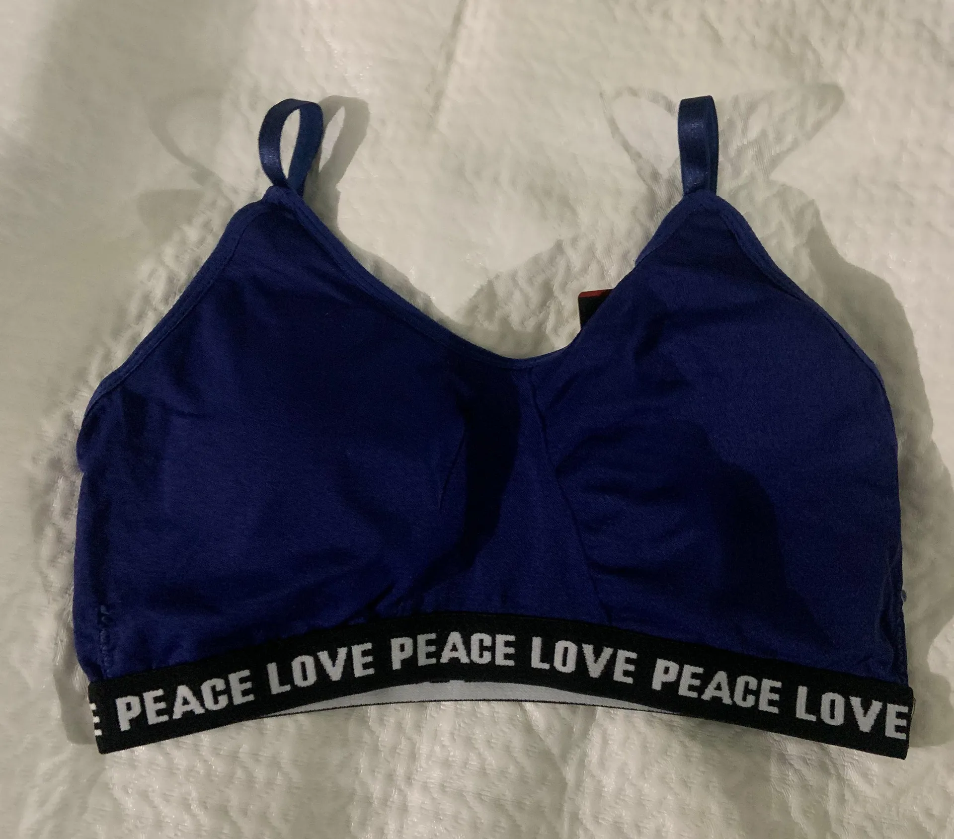 Angelina L/XL purple peace Seamless Sports Bra - Image 2