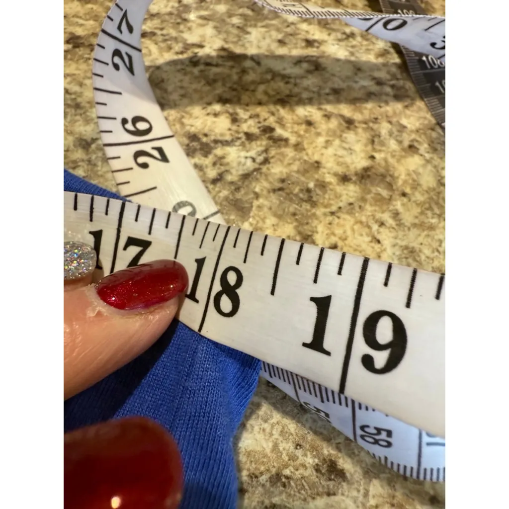 Women's Simply Vera Vera Wang Blue Tie-Dye Mini Dress S - Image 5