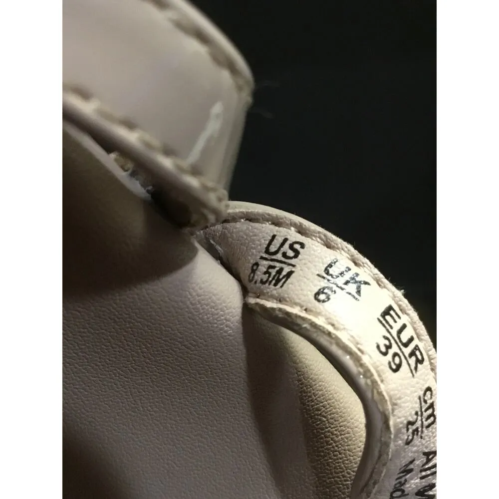 Naturalizer Galaxy Women 8.5 M Gray Patent Leather Open Toe Strappy Dress Sandal - Image 7