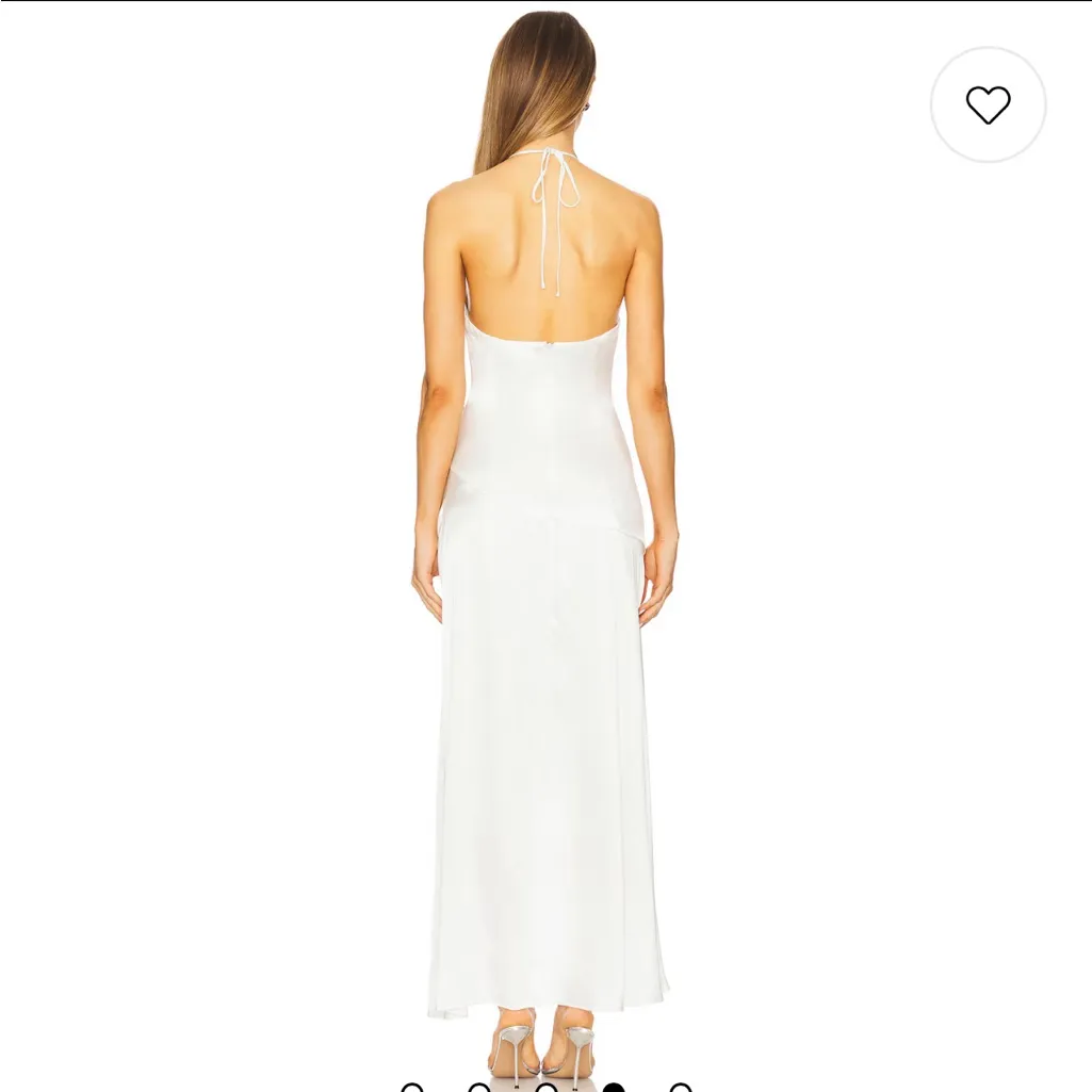 Bardot Sorella Halter Dress in Orchid White - Image 3