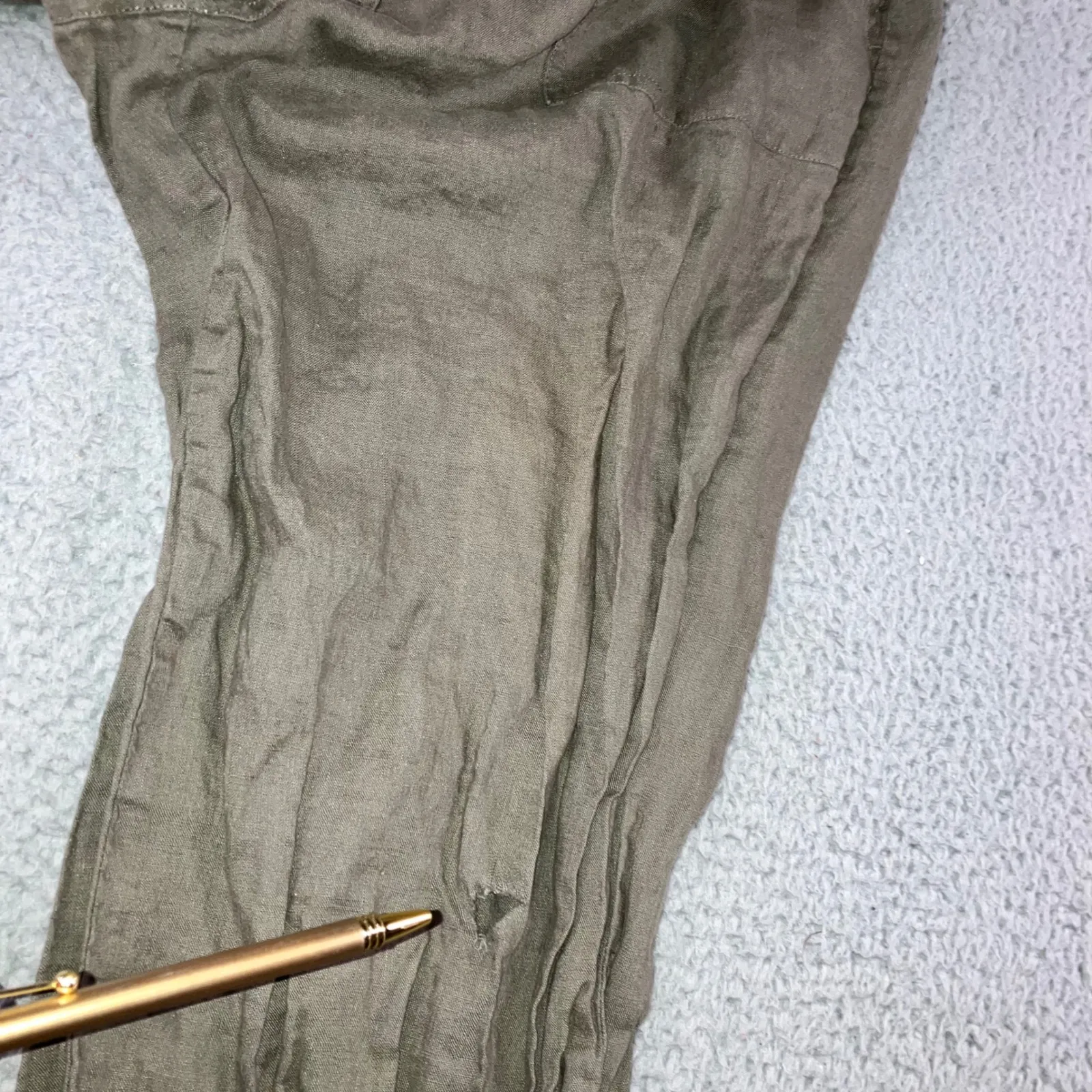 Magaschoni Wide Leg Linen Pants Women Large Pull On Elastic Waist Boho Travel - Image 7