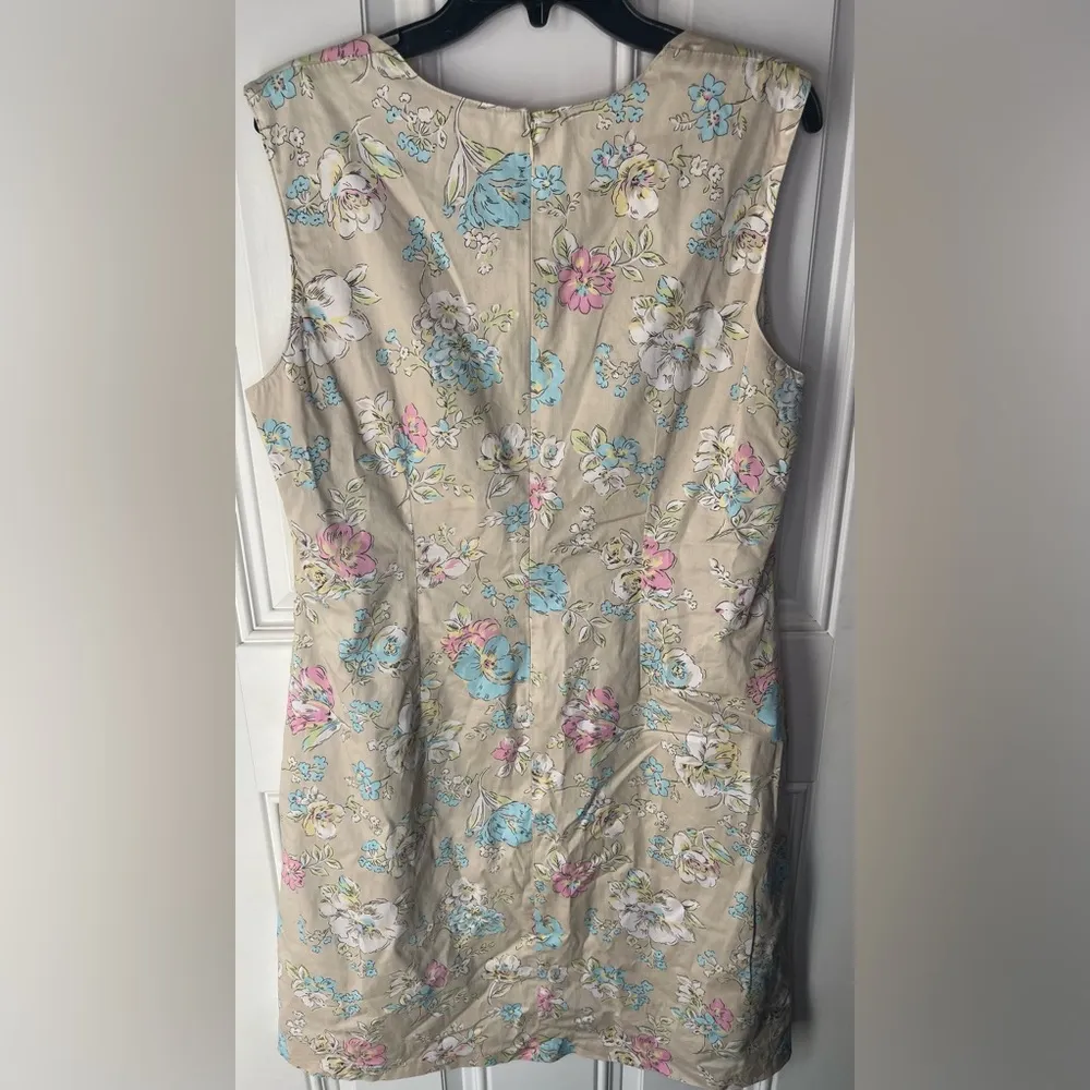 Oscar By Oscar De La Renta sleeveless floral dress size 16 women’s colorful - Image 3