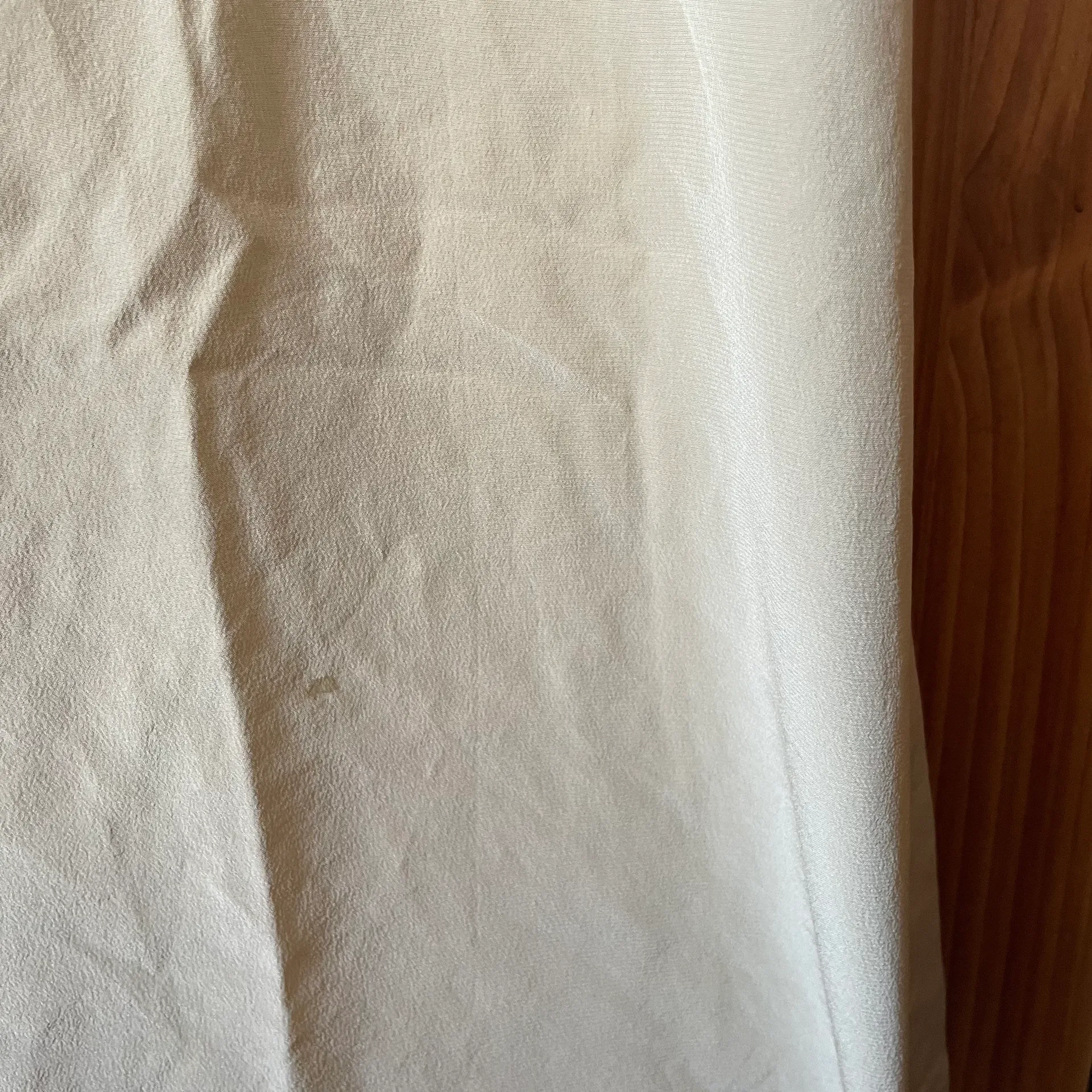 Sport Beige/Yellow Chiffon Pull On Elastic Drawstring Waist Maxi Skirt - Image 3