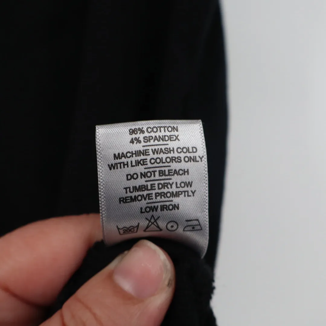 American Giant Black Ribbed Tank Top Racerback Scoop Neck Made USA Size S - Image 4