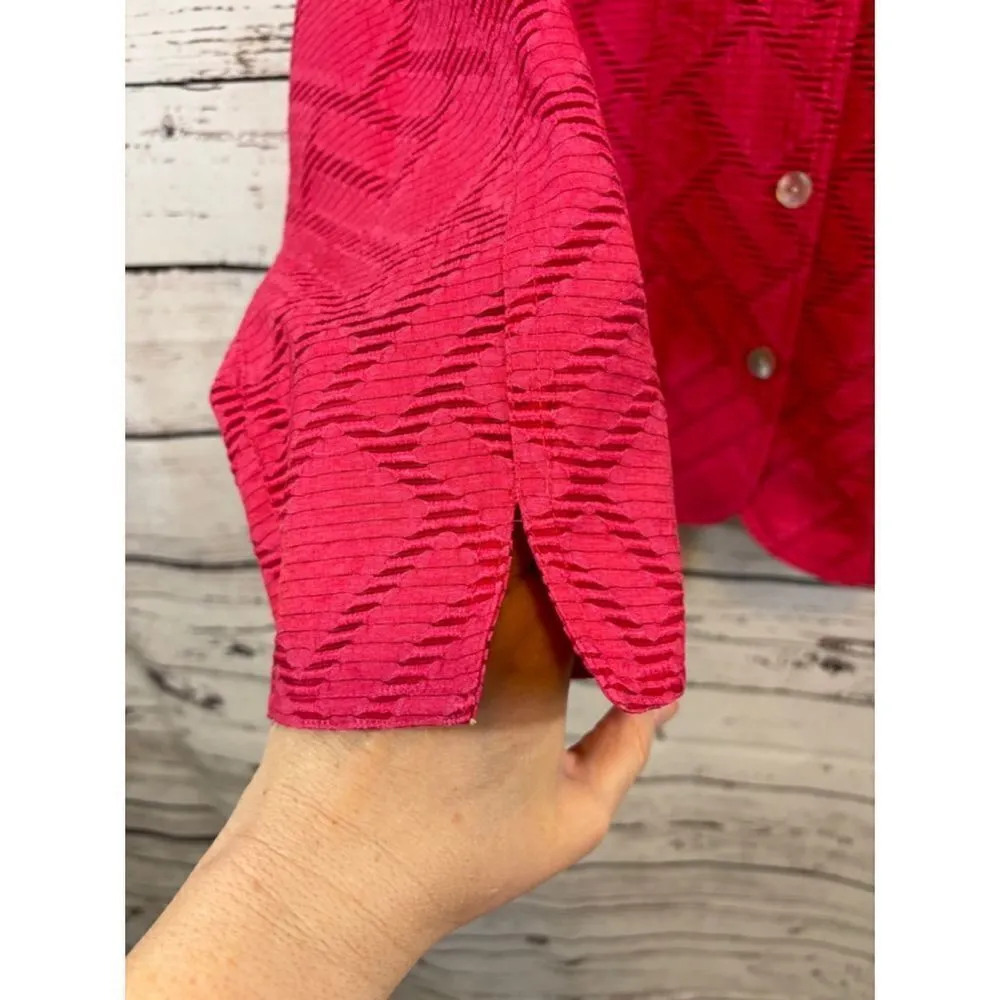 Women's Alfred Dunner Blouse Pink Size 16 - Image 4