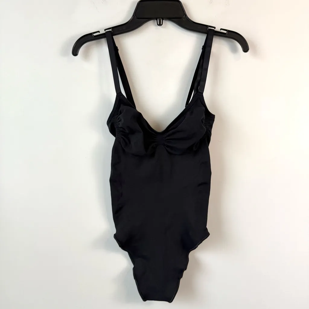 Skims Seamless Sculpt Thong Bodysuit Black Onyx L - Image 3