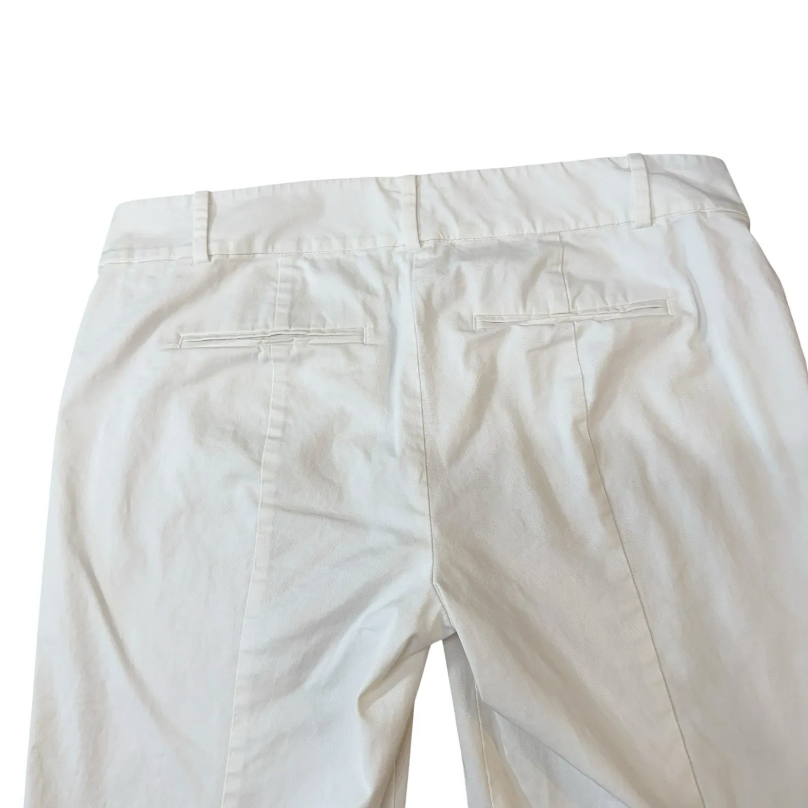 Ann Taylor Loft Womens Bermuda Shorts White‎ Size 8 - Image 7