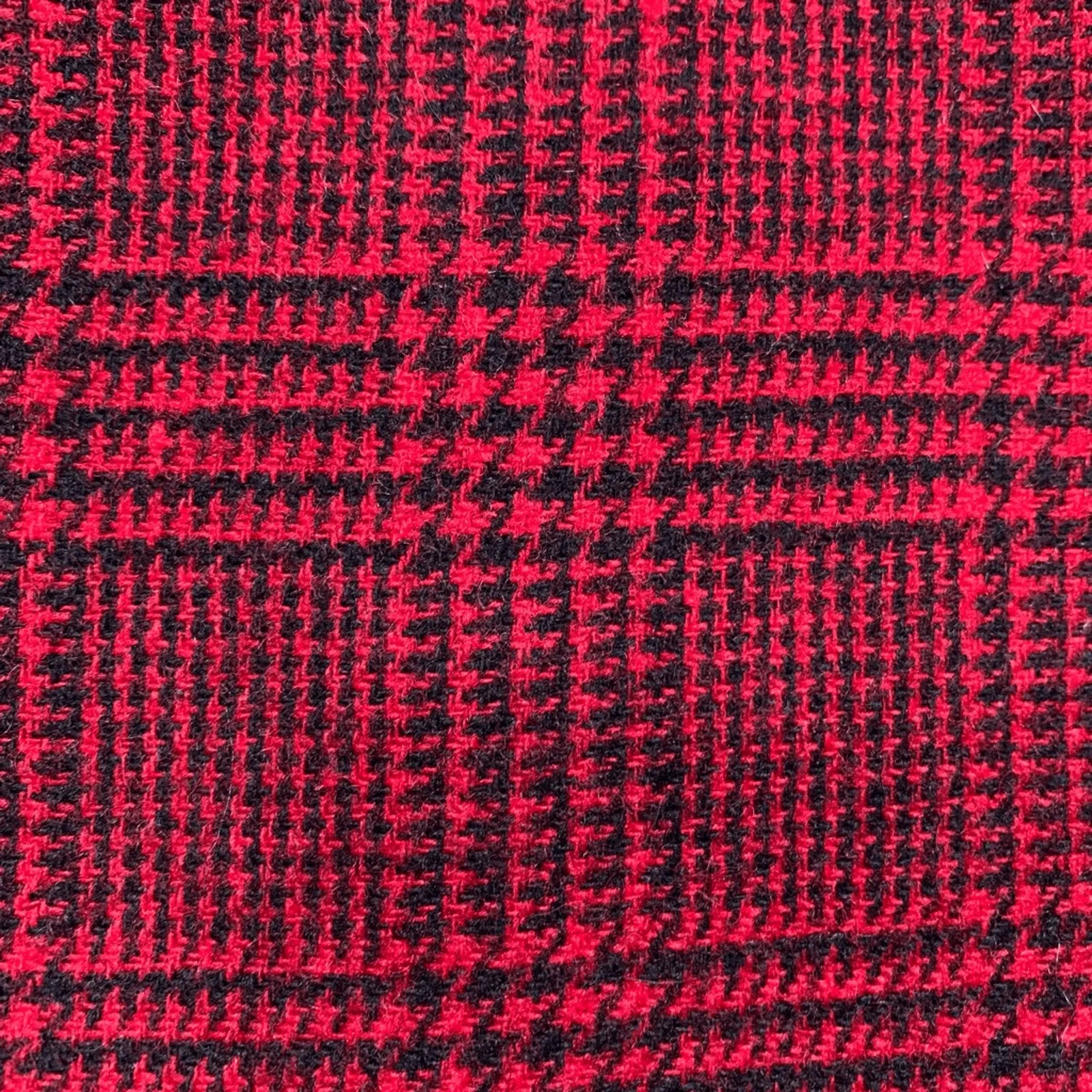 Vintage Woolrich Red Burgundy Plaid High Waisted Wool Skirt Size 6 USA Made - Image 10