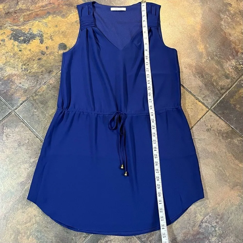 Naked Zebra Blue Tank Tie Waist Mini Dress - Image 6