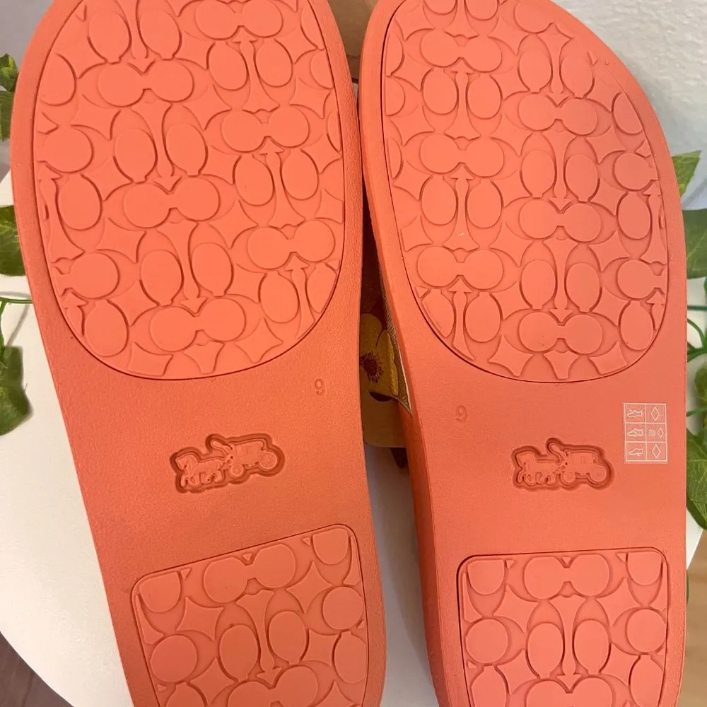 coach Uli Sport Slide In Signature Canvas With Floral Print CI123 - Image 4